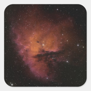 Bok Globules in NGC 281 Quadratischer Aufkleber