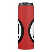 BOK! Kroatische Gruß, Hallo-Sprechblase Thermosbecher (Rückseite)