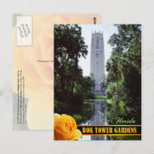 Bok Tower Gardens and Singturm, Florida Postkarte (Vorne/Hinten)
