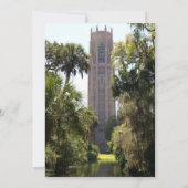 Bok Tower Wedding, personalisiert Einladung (Rückseite)