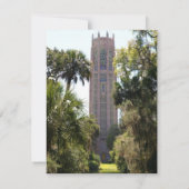 Bok Tower Wedding RSVP Personalisiert Karte (Rückseite)