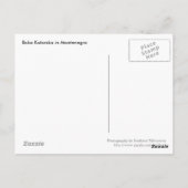 Boka Kotorska in Montenegro Postcard Postkarte (Rückseite)