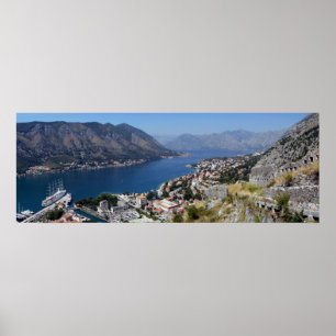 Boka kotorska Montenegro Crna Gora Poster