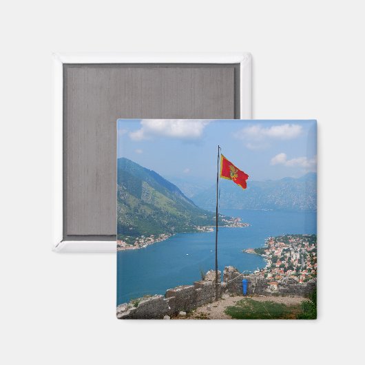 Boka Kotorska, Montenegro Platz Magnet (Vorderseite/Rückseite)