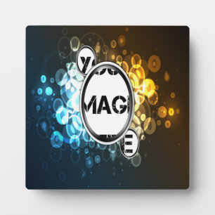 Bokeh 3 Gerahmte Abstrakte Kunstschätze Fotoplatte