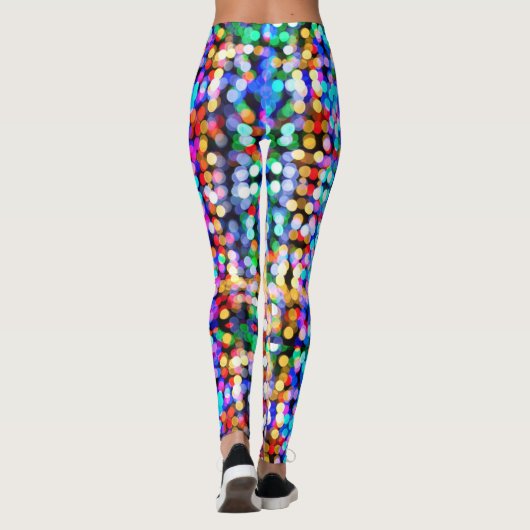 Bokeh Abstrakt Leggings (Rückseite)