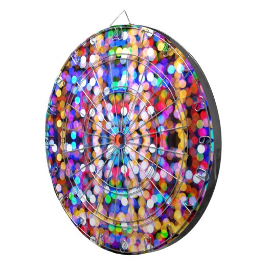 Bokeh Art Dartscheibe (Vorderseite rechts)