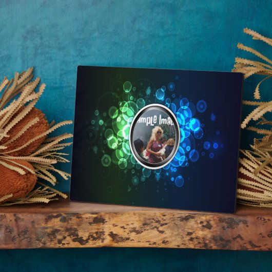 Bokeh Art Plaque Fotoplatte (Seite)