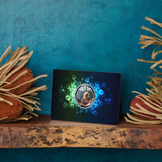 Bokeh Art Plaque Fotoplatte (Seite)