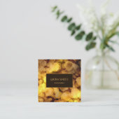 Bokeh Art-Steigungs-Entwurf Quadratische Visitenkarte (Stehend Vorderseite)