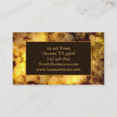 Bokeh Art-Steigungs-Entwurf Visitenkarte (Rückseite)