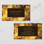 Bokeh Art-Steigungs-Entwurf Visitenkarte (Vorne/Hinten)