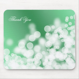 bokeh Artbeschaffenheit. Danke Mousepad