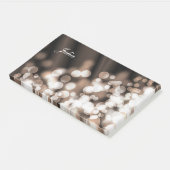 Bokeh Artsteigung texture.text Post-it Klebezettel (angewinkelt)