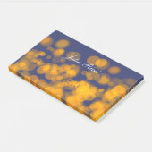 Bokeh Artsteigung texture.text Post-it Klebezettel (angewinkelt)