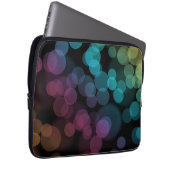 Bokeh auf Schwarzem Laptopschutzhülle (Vorne Rechts)