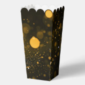 Bokeh-Blizzard-Hintergrund - Orange Geschenkschachtel (Vorderseite)
