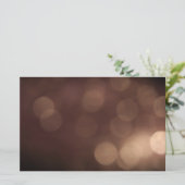 Bokeh Briefpapier (Stehend Vorderseite)