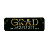 Bokeh Collage Editable Color Abschluss Label (Vorne)