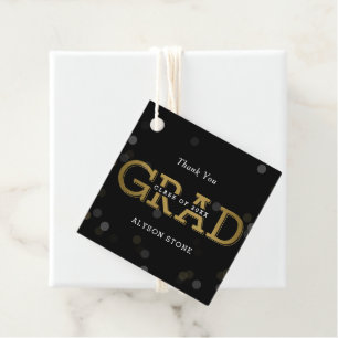 Bokeh Collage Graduation Party Fevor Tags Geschenkanhänger
