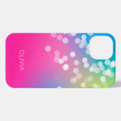 Bokeh Colorful Gradient iPhone Case Hülle (Rückseite (Horizontal))