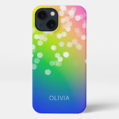 Bokeh Colorful Gradient iPhone Hülle (Rückseite)