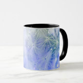Bokeh Dandelion - Blau Tasse (VorderseiteRechts)
