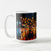 Bokeh der Mitternachtsstadt Kaffeetasse (Links)