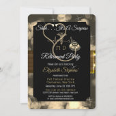 Bokeh Doctor Stethoscope Surprise Retirement Party Einladung (Vorderseite)