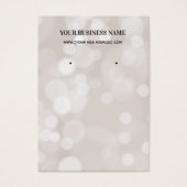 Bokeh Earring Display Card (Vorderseite)