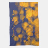 Bokeh Effektbeschaffenheit. Text Geschirrtuch (Vertikal)