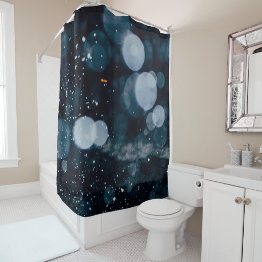 Bokeh-Effekte Duschvorhang (Beispiel)