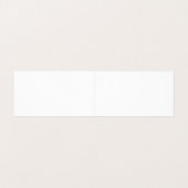 Bokeh Elegant Modernes Business Zelt geklappt Visitenkarten (Innenseite Aufgefaltet)