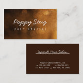 Bokeh elegante Visitenkarte (Vorne/Hinten)