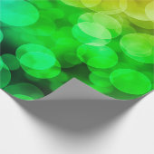 Bokeh farbiger Regenbogen-Hintergrund Geschenkpapier (Ecke)