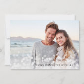 Bokeh Flare | Foto für Warmwünsche Feiertagskarte (Vorderseite)