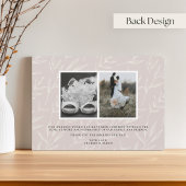 Bokeh Flare Wedding Foto Danke Karte