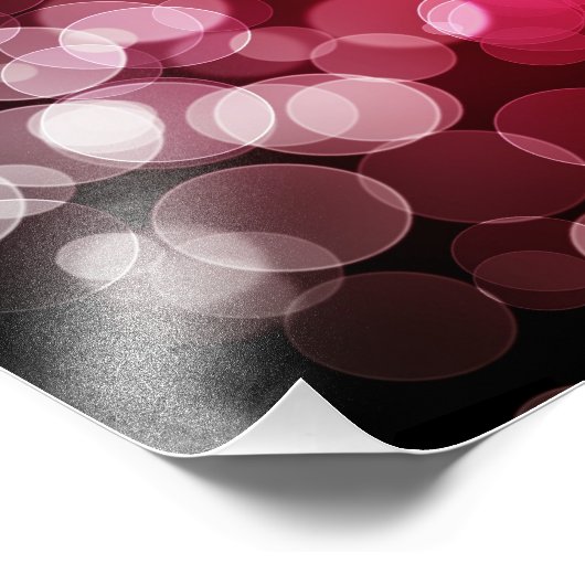 Bokeh Fotodruck (Ecke)