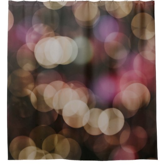 Bokeh-Fotografie Duschvorhang (Vorderseite)