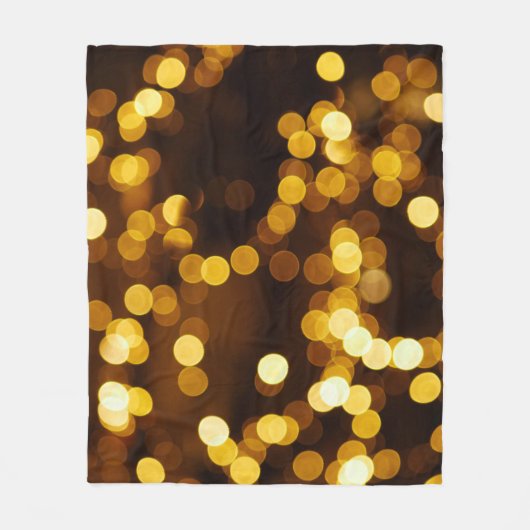 Bokeh-Fotografie Fleecedecke (Vorderseite)