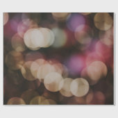 Bokeh-Fotografie Geschenkpapier (Flach)