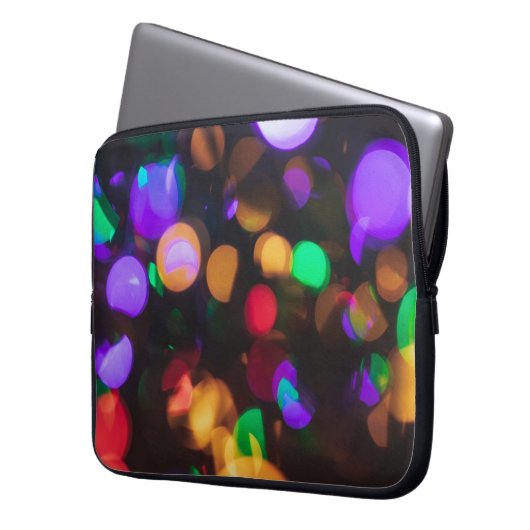 Bokeh-Fotografie Laptopschutzhülle (Vorderseite Links)