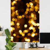 Bokeh-Fotografie Poster (Heimbüro)