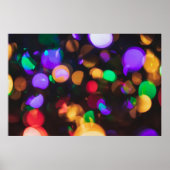 Bokeh-Fotografie Poster (Vorne)
