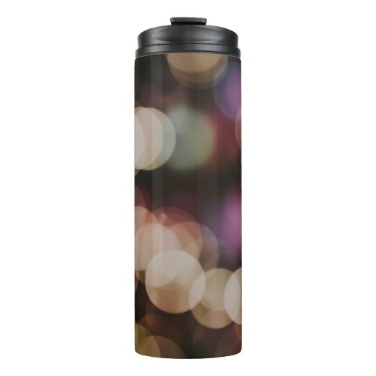 Bokeh-Fotografie Thermosbecher (Vorderseite)