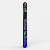 Bokeh Fraktal - Lila und Türkis Case-Mate iPhone Hülle (Hinten/Rechts)