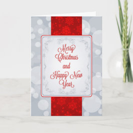 Bokeh Frohe Weihnachtskarte Feiertagskarte