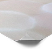 Bokeh funkeln weiße Textur Poster (Ecke)