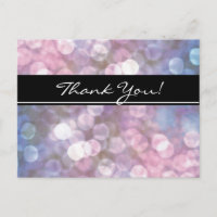 Bokeh funkelt Lichter trendy Veranstaltung danke