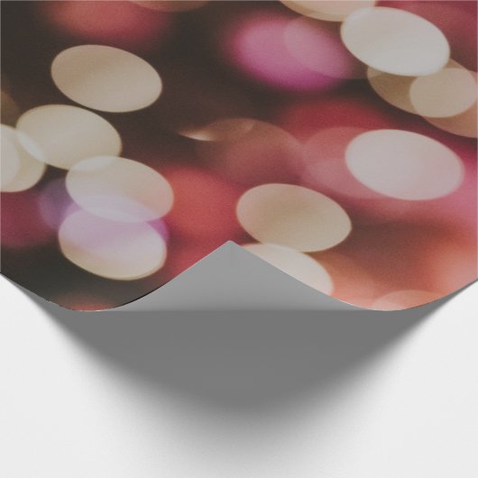 Bokeh Geschenkpapier (Ecke)